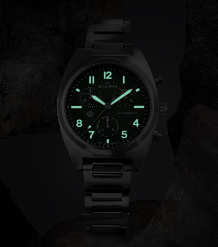 Expedition® Capstone Chronograph 41mm Stainless Steel Bracelet