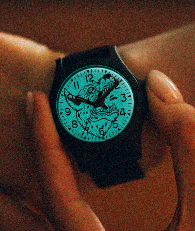 Timex Collab with x Raised By Wolves Watch