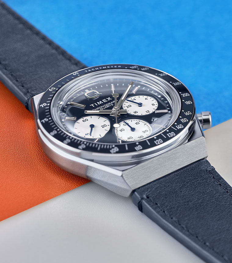 Q Timex Chronograph 40mm Leather Strap Watch - TW2W51700 | Timex CA