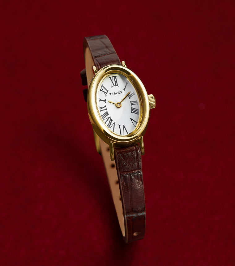 Cavatina Brown Leather Strap Watch