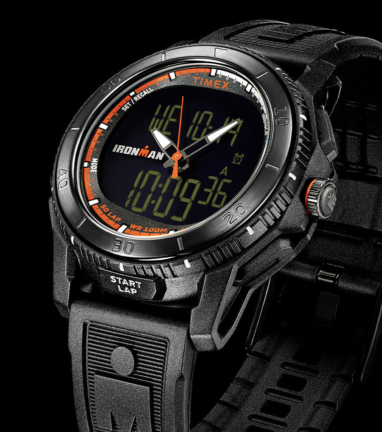 TIMEX® IRONMAN® Adrenaline Ana-digi PU Strap Watch 