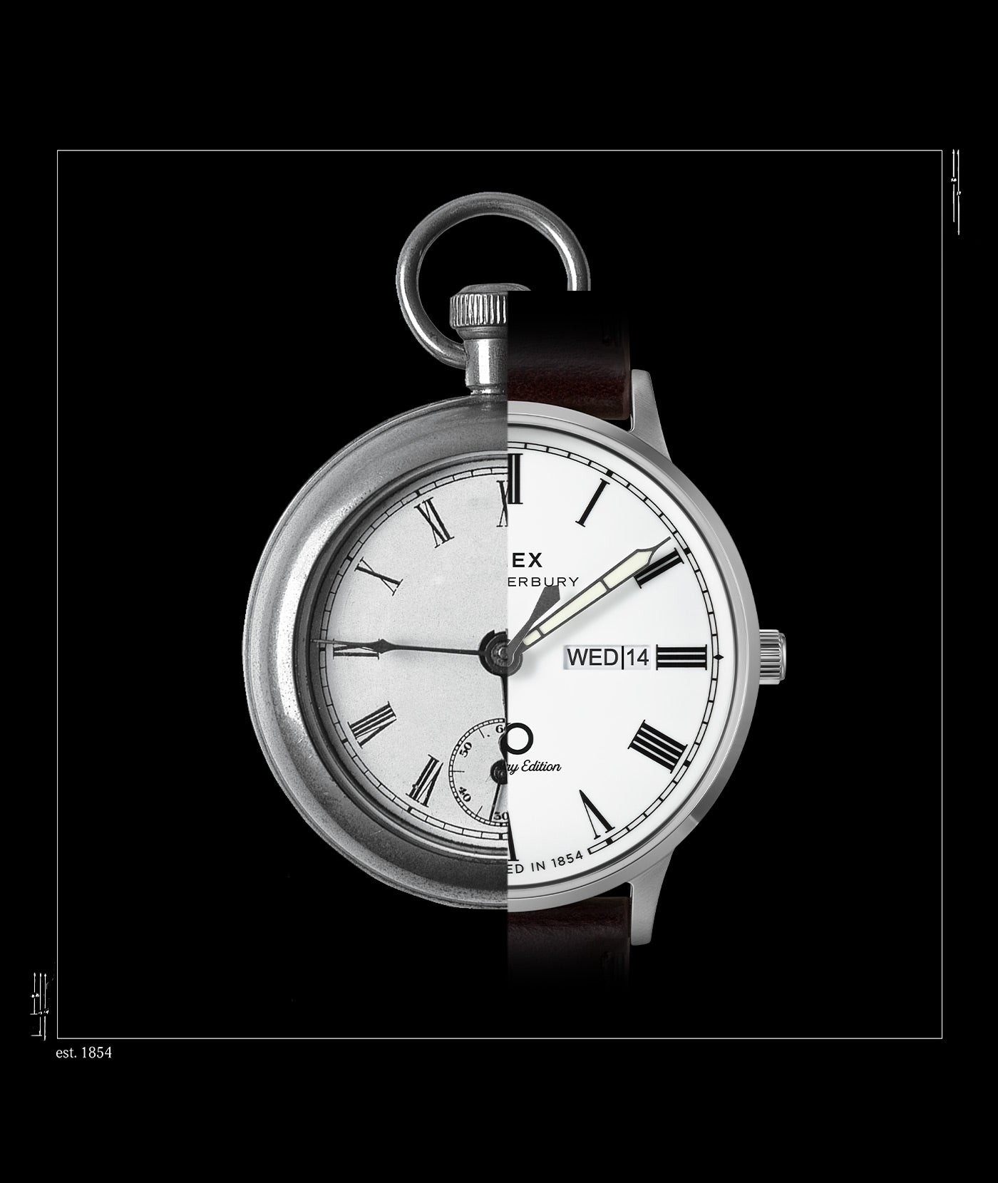 New timex pocket watch best sale