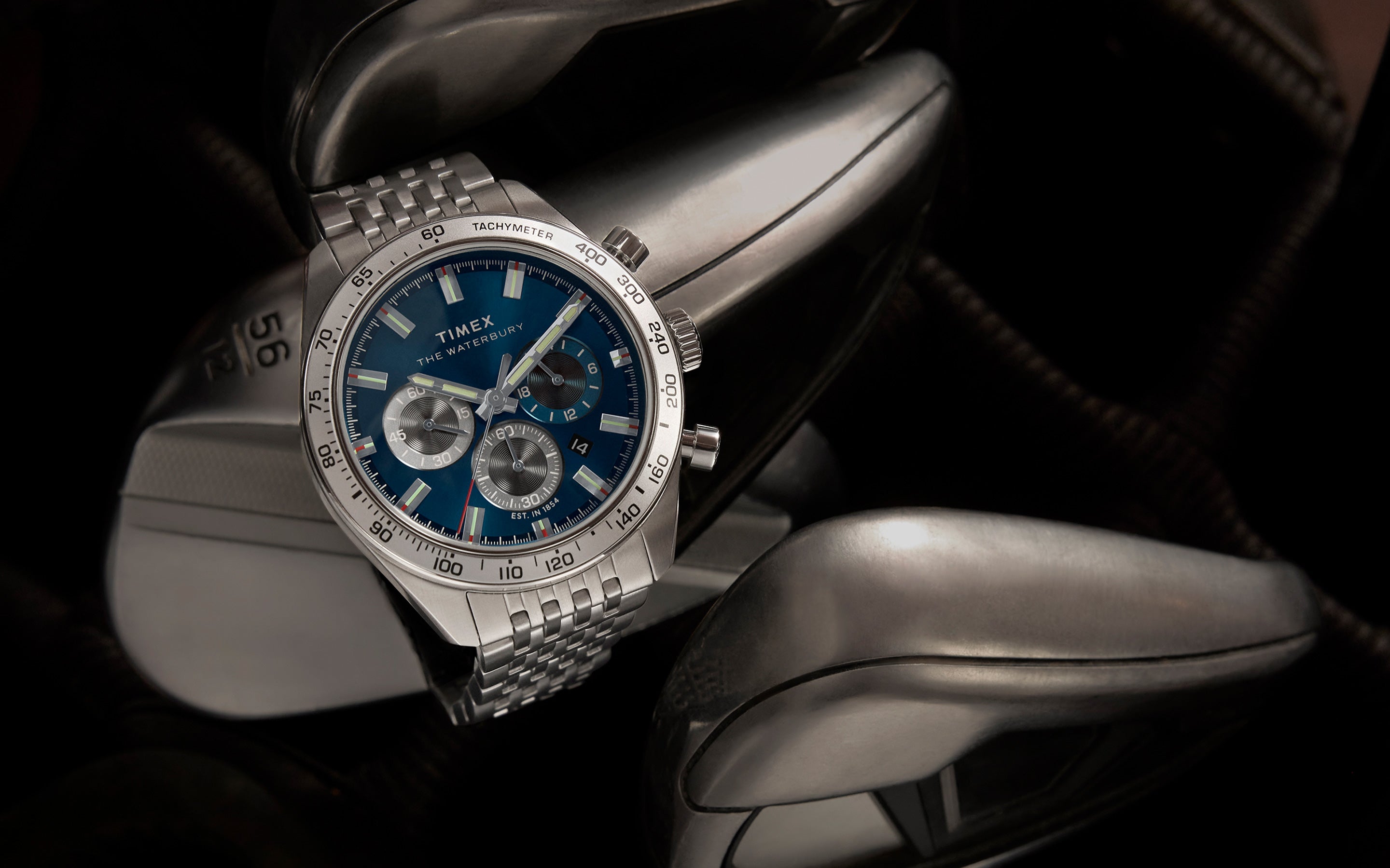 TIMEX The Waterbury 腕時計 Waterbury Traditional Chronograph 41mm Stainless Steel Bracelet