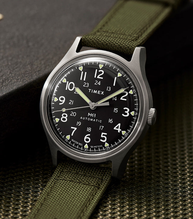 TW2Y07800 MK1® Automatic 40mm Fabric Strap Watch Campaign Key Silhouettes (Beauty shots) Image