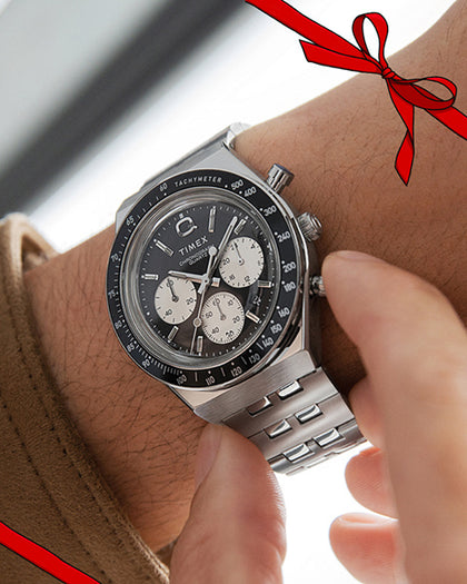 Q Chronograph on a man's wrist