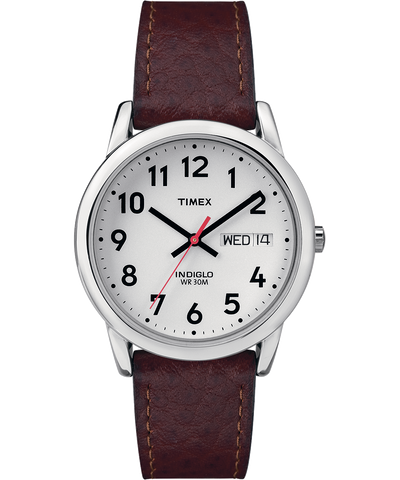 T20041 Easy Reader Day Date 35mm Leather Strap Watch Primary Image