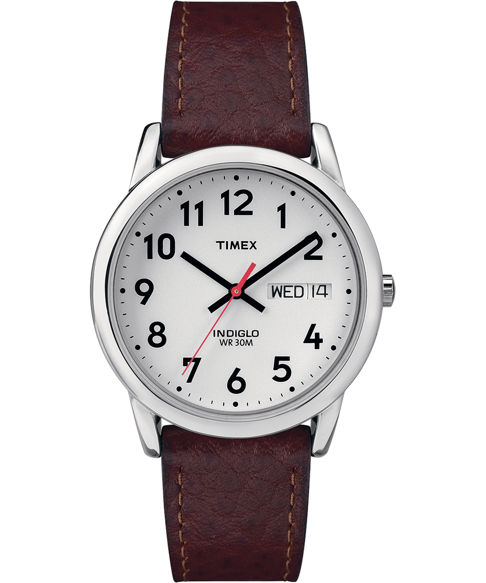 T20041 Easy Reader Day Date 35mm Leather Strap Watch Primary Image