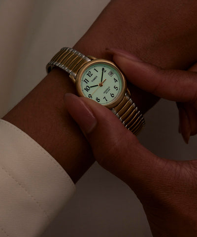 T2H381 Easy Reader 25mm Bracelet Watch Alt Wrist Shot 1 Image