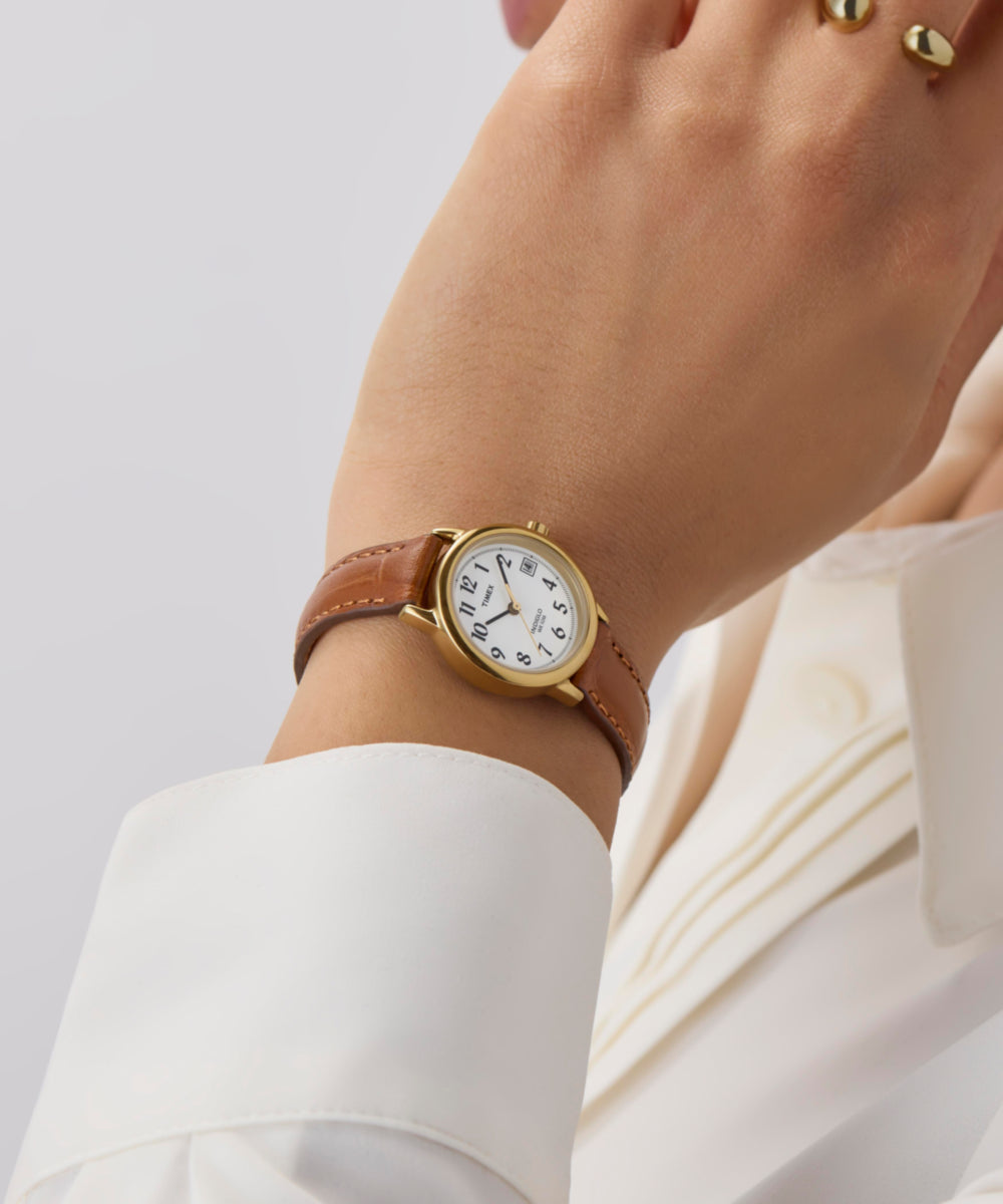 Easy Reader® 25mm Leather Strap Watch - T2J761 | Timex CA