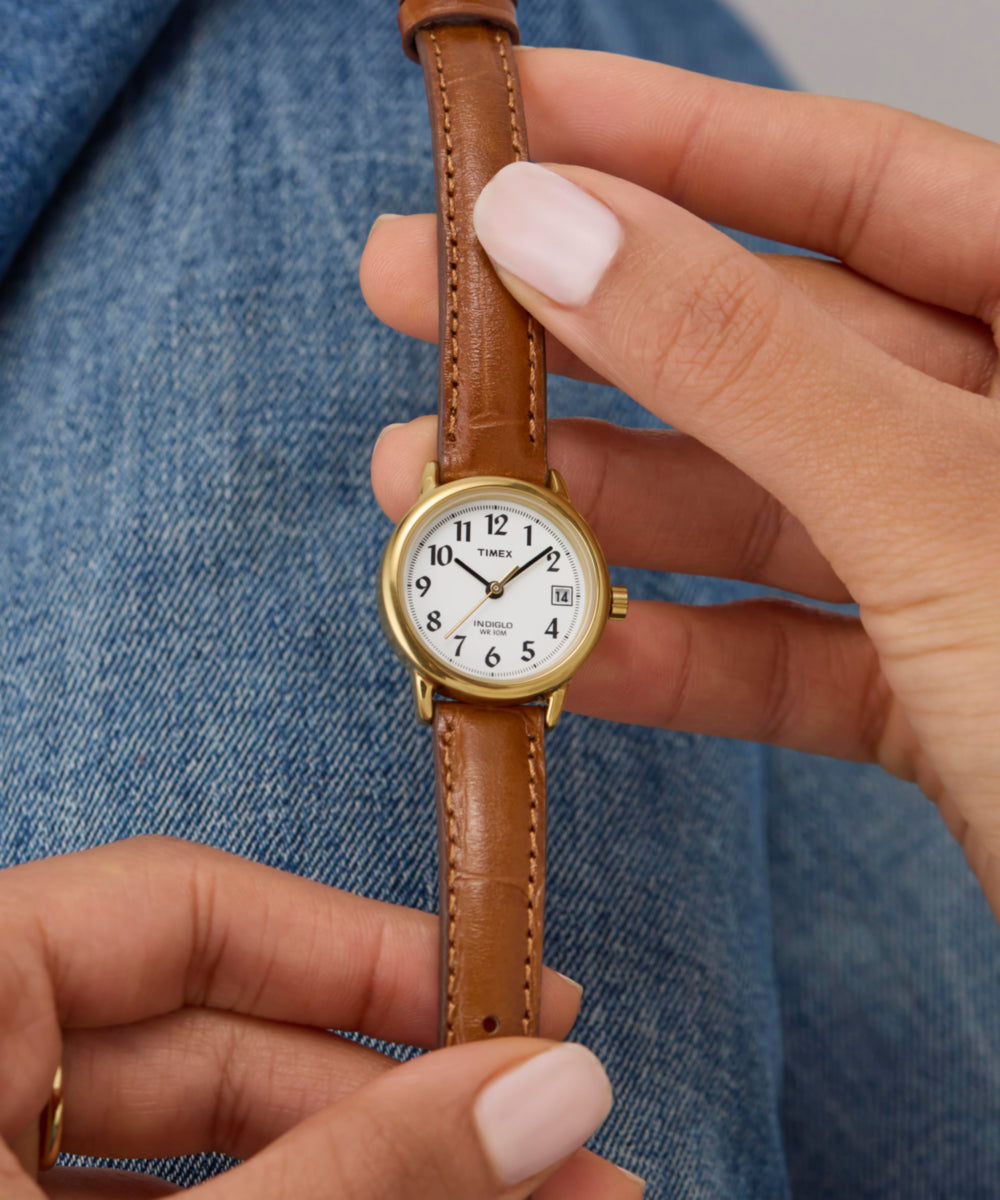 Easy Reader® 25mm Leather Strap Watch - T2J761 | Timex CA