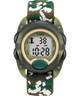 T71912 TIMEX TIME MACHINES® 34mm Green Camo Elastic Fabric Kids Digital Watch Primary Image