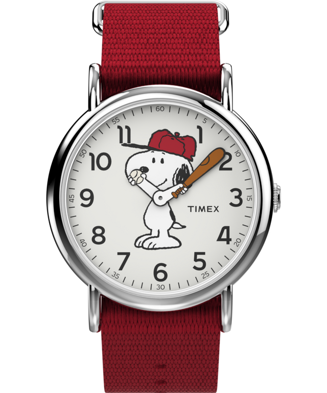Peanuts® x Timex Snoopy 38mm Fabric Strap Watch - TW2R41400 | Timex CA