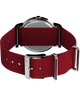 TW2R41400 Peanuts® x Timex Snoopy 38mm Fabric Strap Watch Caseback with Attachment Image