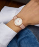 TW2R62800 Easy Reader® Color Pop 30mm Leather Strap Watch Primary Wrist Image