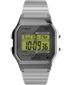 TW2R79100 Timex T80 34mm Stainless Steel Expansion Band Watch Primary Image