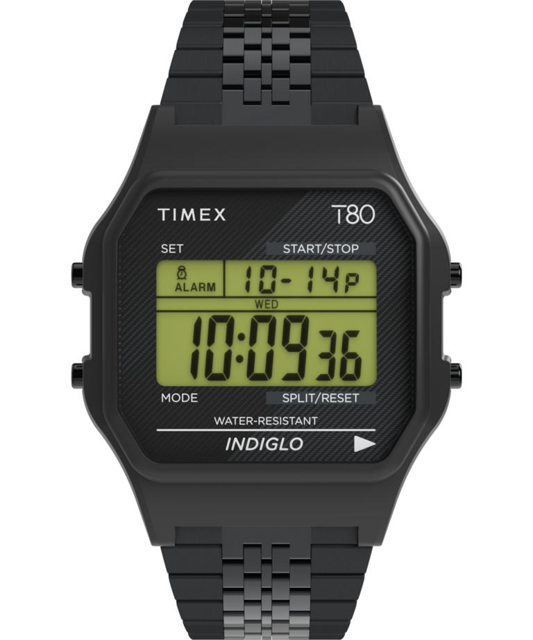 TW2R79400 Timex T80 34mm Stainless Steel Bracelet Watch Primary Image