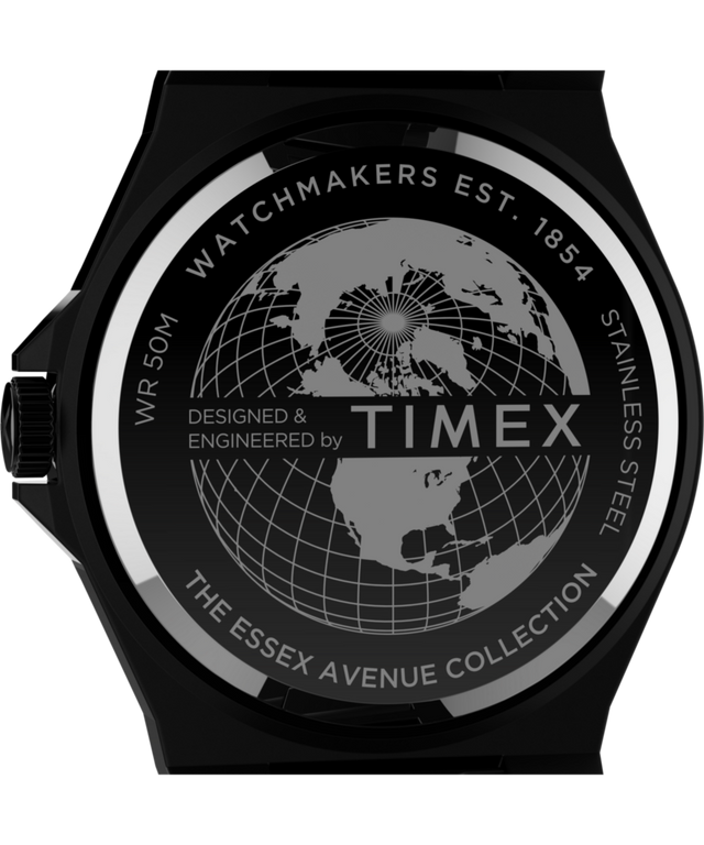 TW2U42300 Essex Avenue Thin 40mm Stainless Steel Bracelet Watch Caseback Image