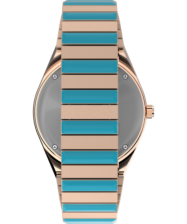 TW2U81500 Q Timex Malibu 36mm Stainless Steel Expansion Band Watch Strap Image