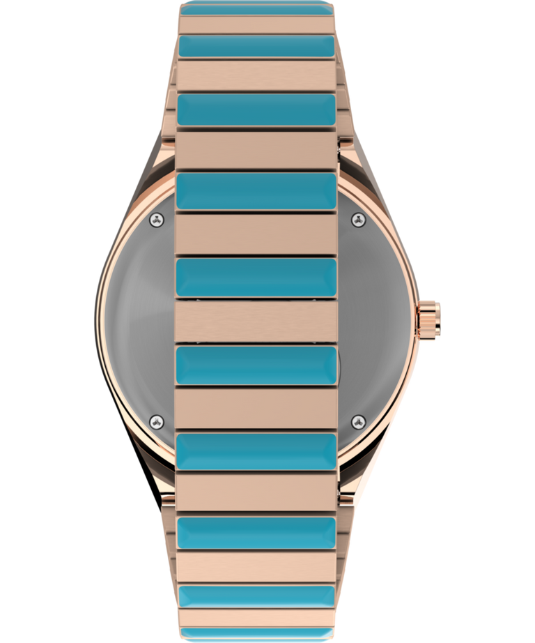 TW2U81500 Q Timex Malibu 36mm Stainless Steel Expansion Band Watch Strap Image