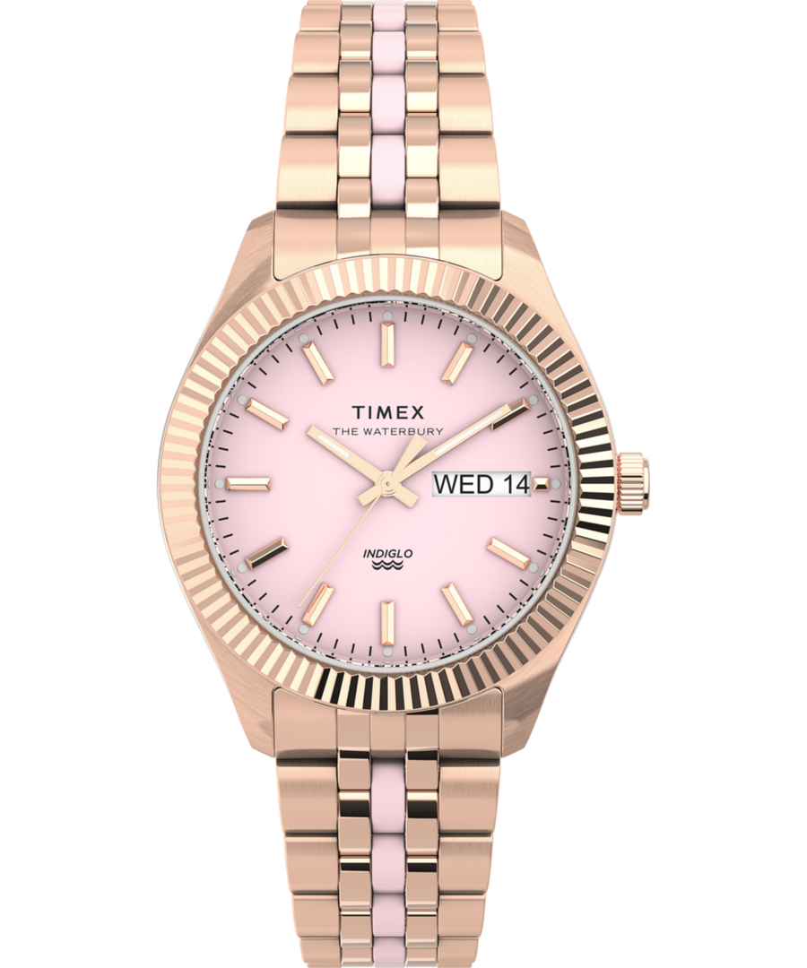 TW2U82800 Waterbury Legacy Boyfriend 36mm Stainless Steel Bracelet Watch Primary Image