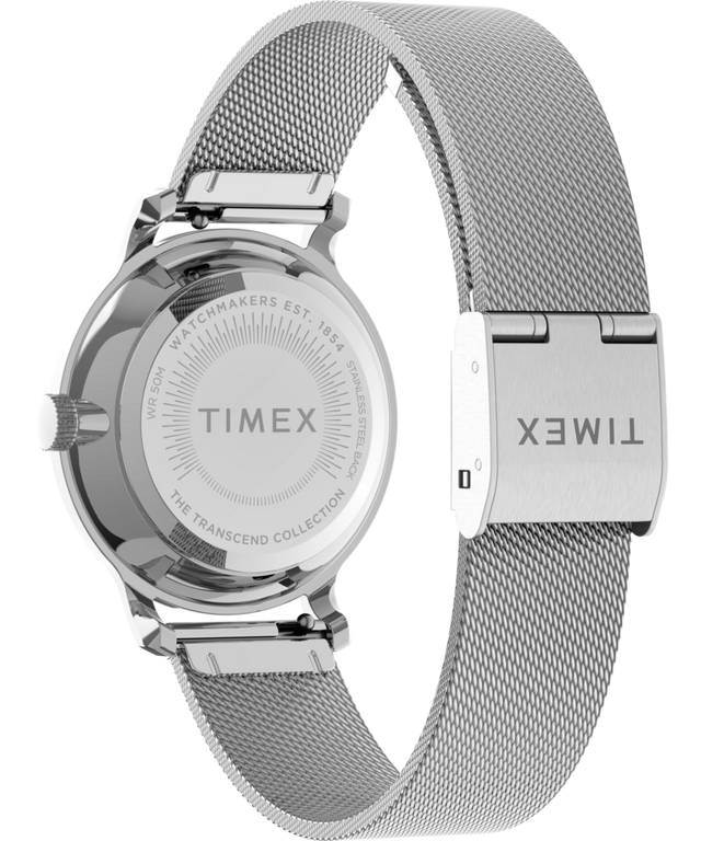 TW2U92900 Transcend™ 31mm Stainless Steel Mesh Band Watch Caseback with Attachment Image