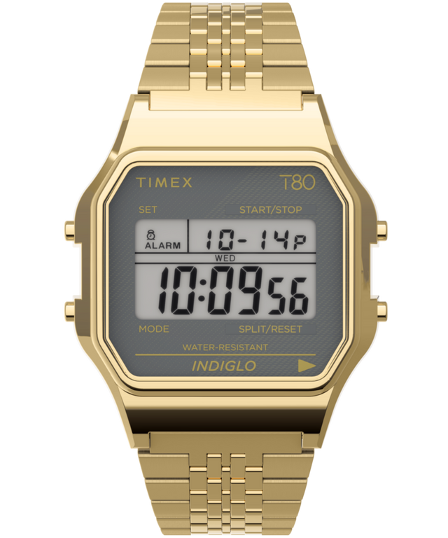 TW2U93500 Timex T80 34mm Stainless Steel Bracelet Watch Primary Image
