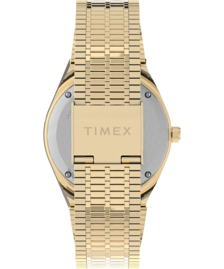 Q Timex 36mm Stainless Steel Bracelet Watch