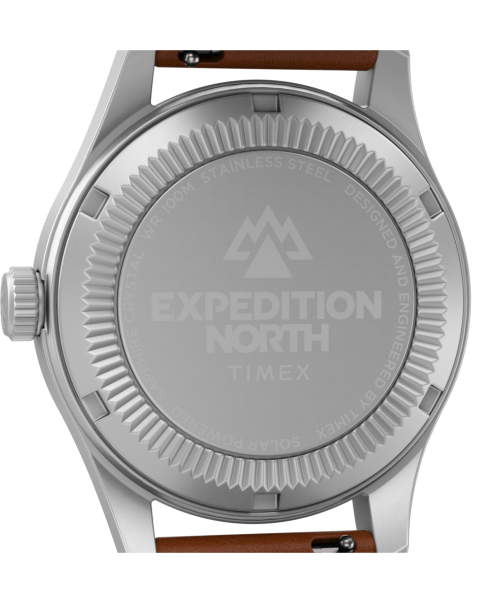 TW2V00200 Expedition Field Post Solar 36mm Eco-Friendly Leather Strap Watch Caseback Image