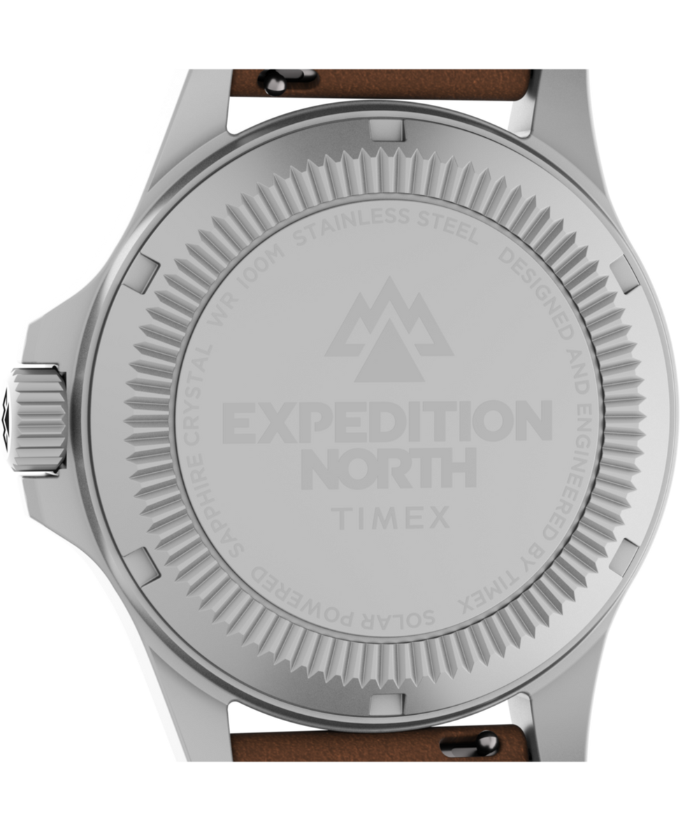 TW2V03600 Expedition Field Post Solar 41mm Eco-Friendly Leather Strap Watch Caseback Image