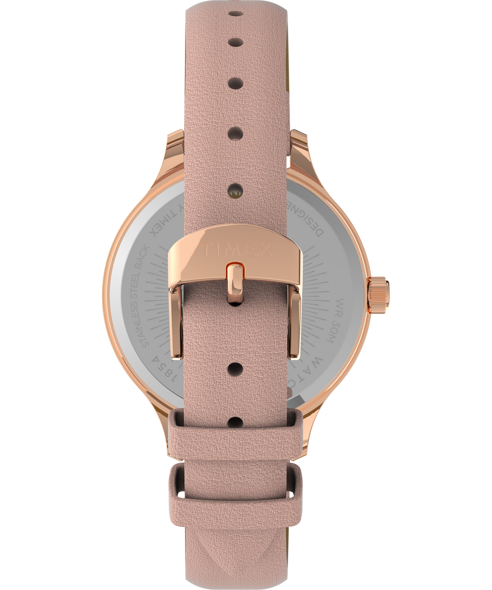 Peyton 36mm Leather Strap Watch