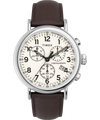 TW2V27600 Timex Standard Chronograph 41mm Leather Strap Watch Primary Image