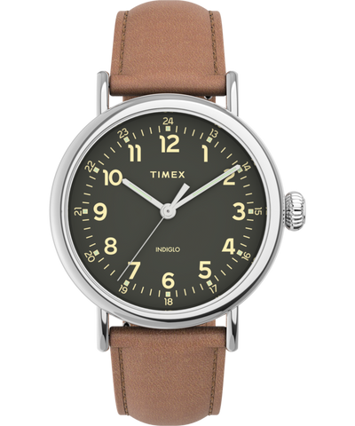 TW2V27700 Timex Standard 40mm Leather Strap Watch Primary Image