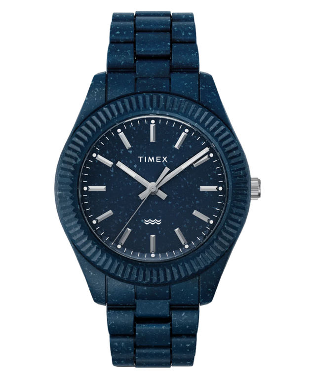 TW2V37400 Waste More Time Watch Timex Legacy Ocean 42mm with Recycled Plastic Bracelet Primary Image
