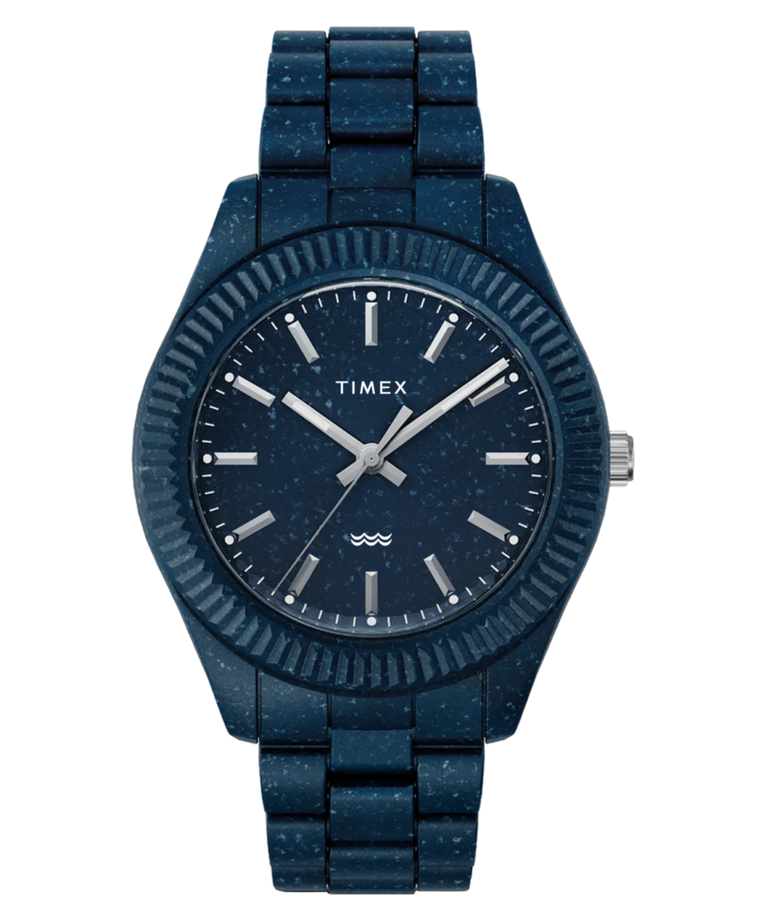 TW2V37400 Waste More Time Watch Timex Legacy Ocean 42mm with Recycled Plastic Bracelet Primary Image