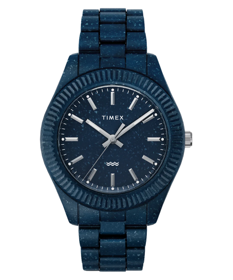 TW2V37400 Waste More Time Watch Timex Legacy Ocean 42mm with Recycled Plastic Bracelet Primary Image