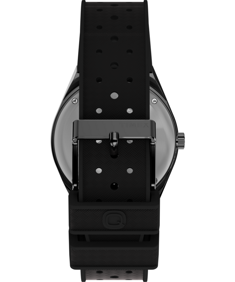 TW2V38200 Q Timex GMT 38mm Synthetic Rubber Strap Watch Strap Image