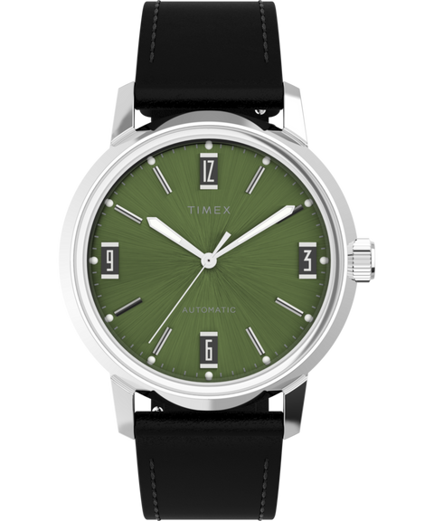 Marlin® Automatic 40mm Leather Strap Watch - TW2V44600 | Timex CA