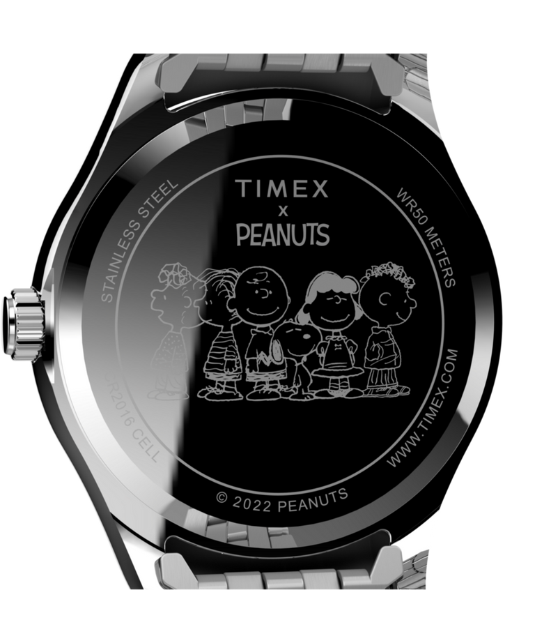 Peanuts® x Timex Legacy 34mm Stainless Steel Bracelet Watch