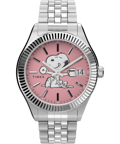 TW2V47400 Timex Legacy x Peanuts 34mm Stainless Steel Bracelet Watch Primary Image