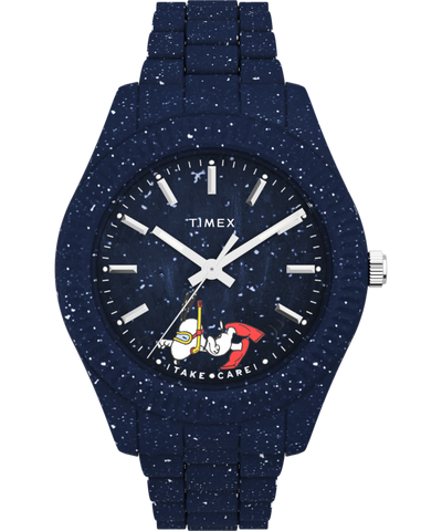 TW2V53300 Timex Legacy Ocean x Peanuts 42mm Recycled Bracelet Watch Primary Image