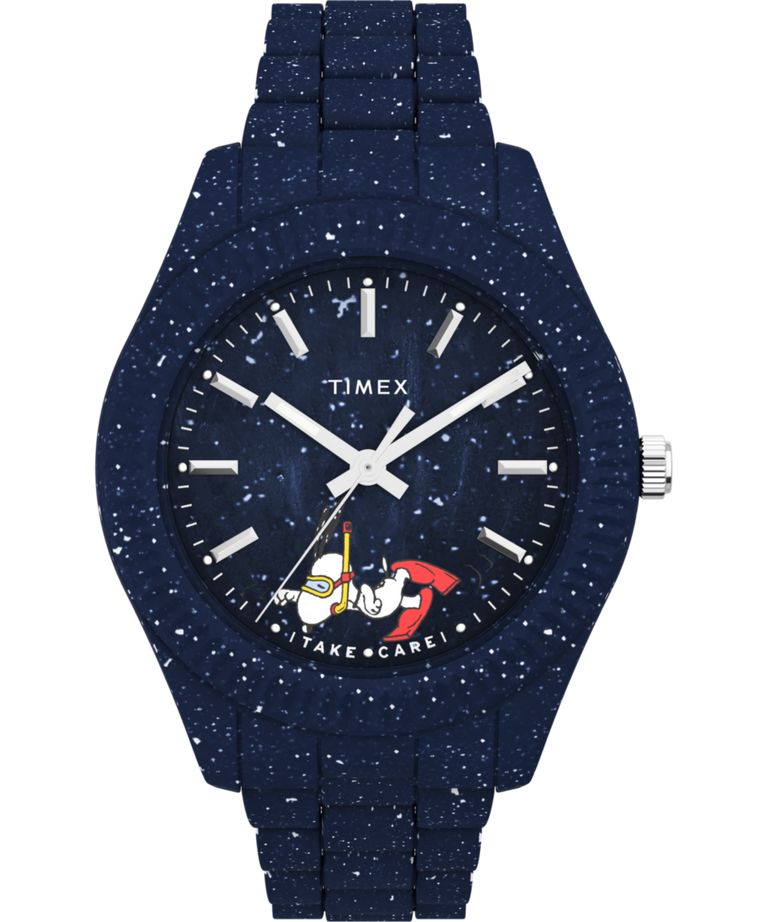 TW2V53300 Timex Legacy Ocean x Peanuts 42mm Recycled Bracelet Watch Primary Image