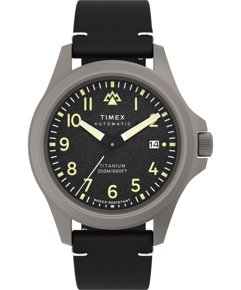 TW2V54000 Expedition® Field Post Titanium Automatic 41mm Eco-Friendly Leather Strap Watch Primary Image
