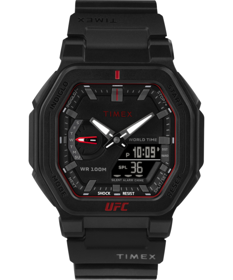 TW2V55200 Timex UFC Colossus 45mm Resin Strap Watch Primary Image