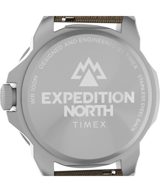 TW2V62400 Expedition Ridge 43mm Recycled Materials Fabric Strap Watch Caseback Image