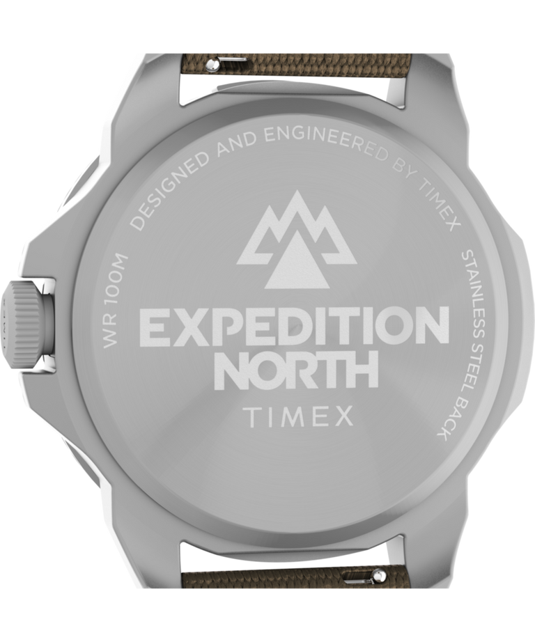 TW2V62400 Expedition Ridge 43mm Recycled Materials Fabric Strap Watch Caseback Image