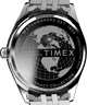 TW2V67900 Timex Legacy Day and Date 41mm Stainless Steel Bracelet Watch Caseback Image