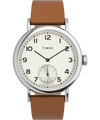 TW2V71500 Timex Standard Sub-Second 40mm Apple Skin Leather Strap Watch Primary Image