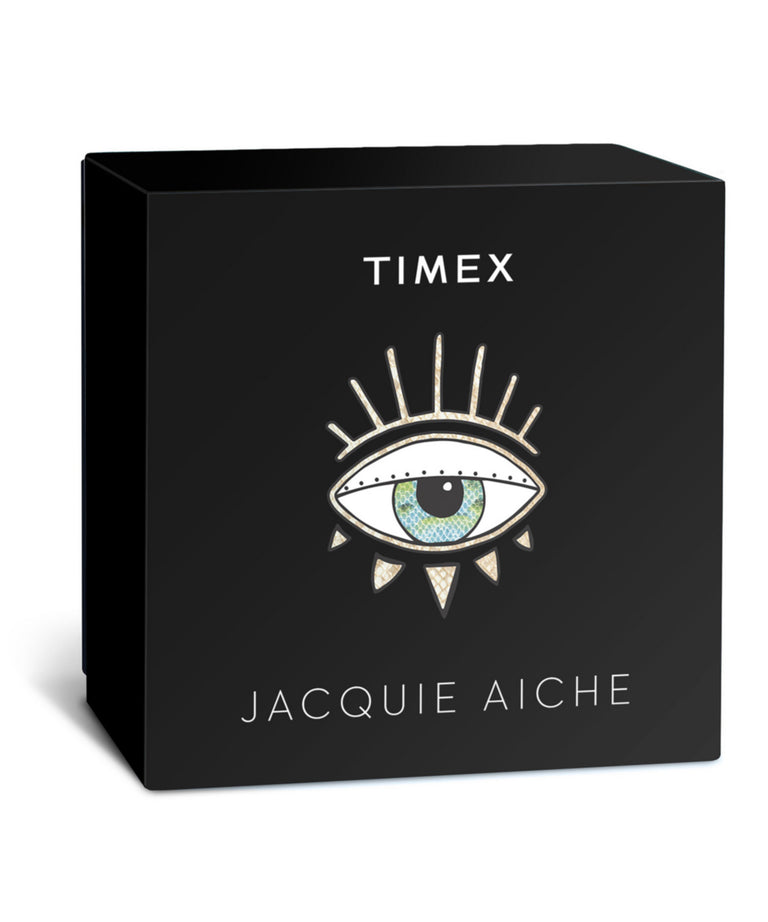 TW2V73000 Timex Legacy x Jacquie Aiche Malachite Tribe Eye 36mm Watch Alternate Image 2