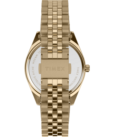 TW2V73100 Timex Legacy x Jacquie Aiche Gold Sunray Dial with Tribe Eye 36mm Watch Strap Image