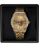 TW2V73100 Timex Legacy x Jacquie Aiche Gold Sunray Dial with Tribe Eye 36mm Watch Alternate Image 1